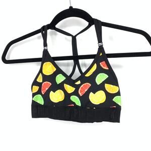 VS Pink Sport XS Active Bralette Citrus Fruit